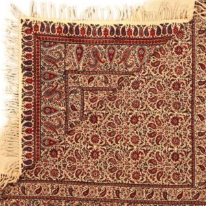 رو میزی قلمکار طرح بته چهار شاخ 200*200
